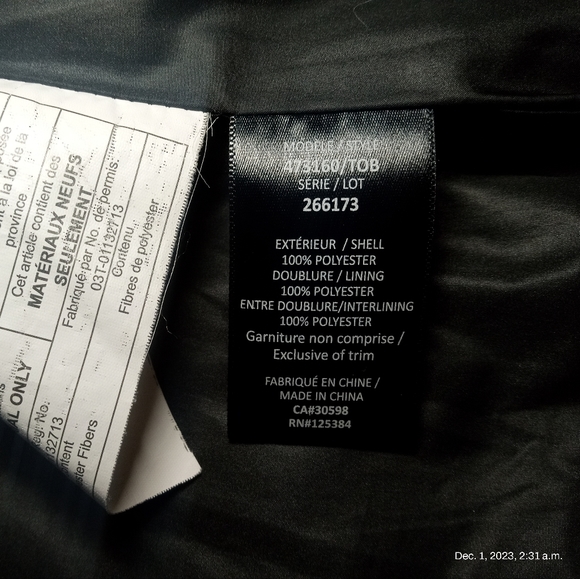 Chillax Women's Blue Quilted Waterproof Winter Jacket Coat Size Medium - Picture 12 of 16